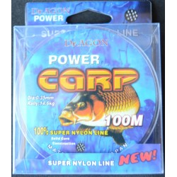 Рибальська волосінь DrAGON Power Carp, 100м., діаметр 0,35мм